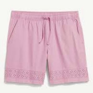 Old Navy Men's Shorts Light Purple Eyelet Hem Shorts Size Medium